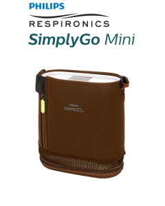 Philips Respironics SimplyGo Mini Portable Oxygen Concentrator With Extended Battery